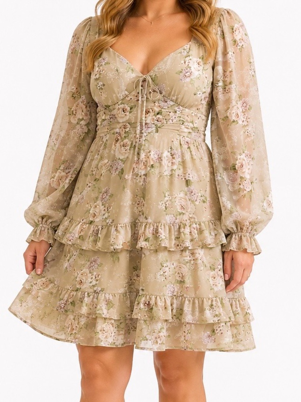 NEW Altar’d State Floral Mini Dress Size 3XL (XXXL) NWT